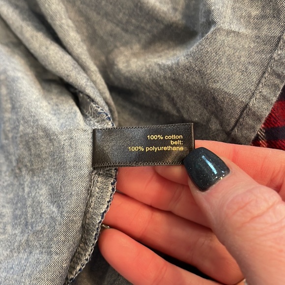 Outback Red V-Neck Chambray Dress size 2 - Picture 6 of 6